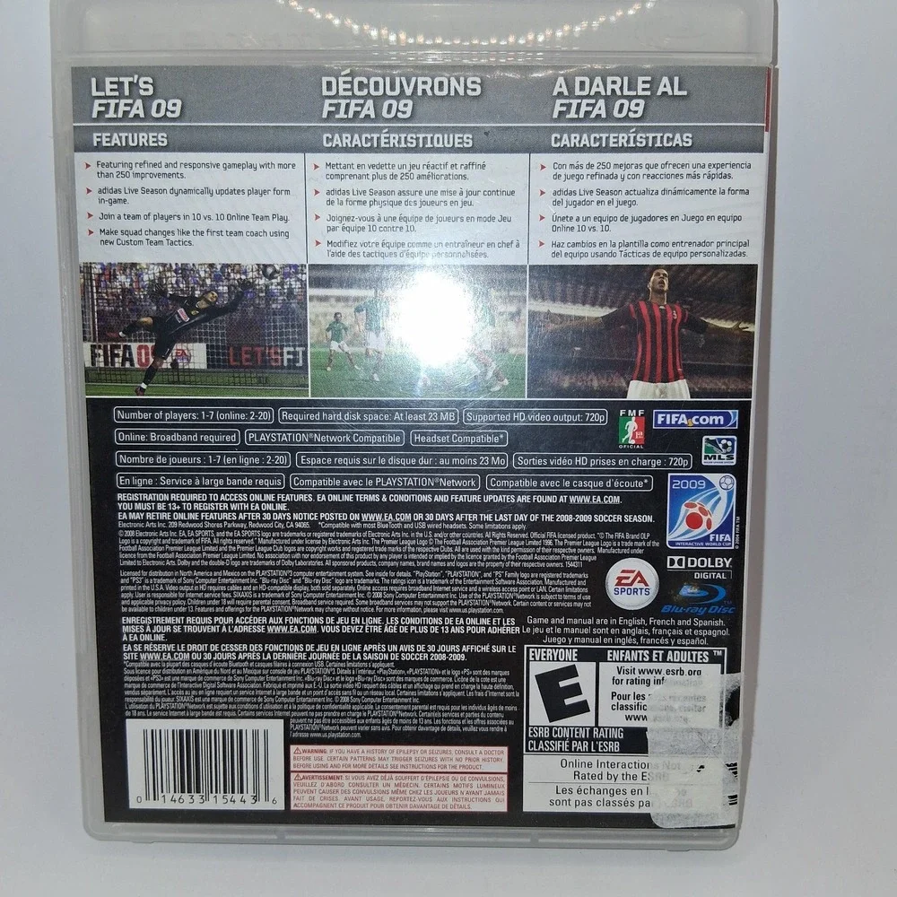 FIFA Soccer 09 (Sony PlayStation )